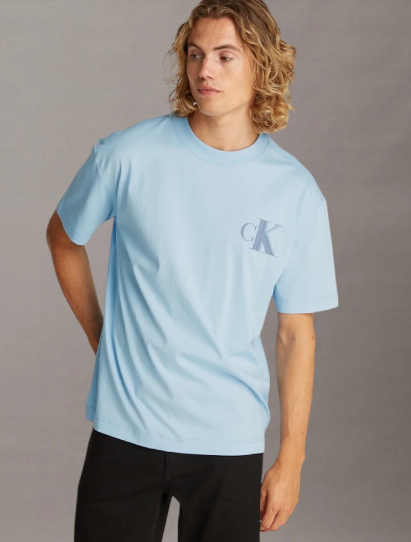 Calvin Klein - Bold CK Logo T-Shirt - Light Blue