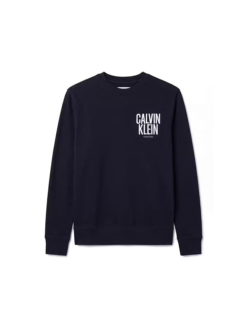Calvin Klein Bold Logo Crew Neck Sweatshirt in Dark Sapphire