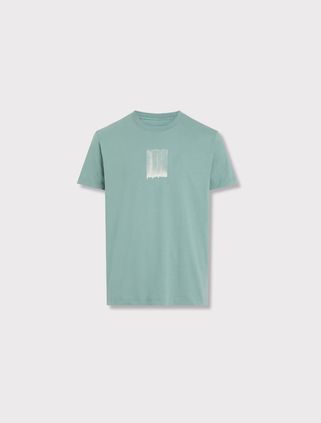 Calvin Klein - Brush Stroke Graphic T-Shirt - Light Khaki