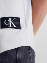 Calvin Klein - Cotton Badge T-Shirt -Silver