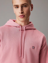 Calvin Klein - Cotton Terry Badge Hoodie - Rose