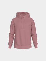 Calvin Klein - Cotton Terry Badge Hoodie - Rose