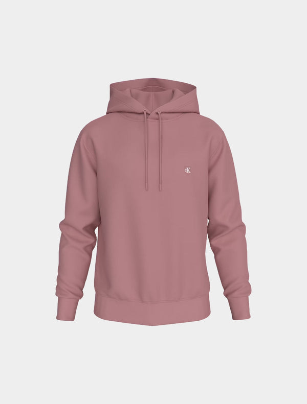 Calvin Klein - Cotton Terry Badge Hoodie - Rose