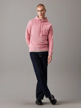 Calvin Klein - Cotton Terry Badge Hoodie - Rose