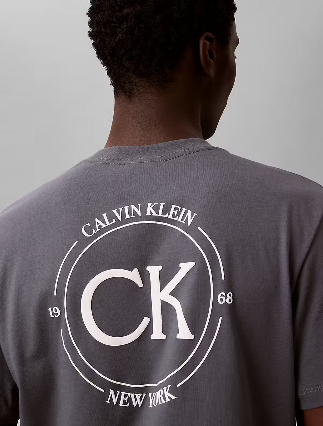 Calvin Klein CK Back Print T-Shirt - Denim Dark