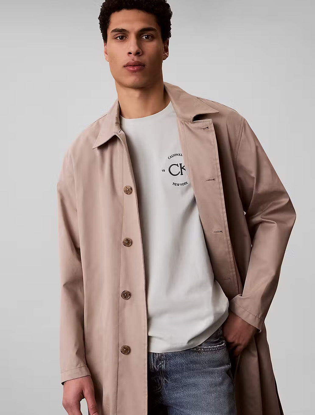 Calvin Klein CK Back Print T-Shirt - Mint