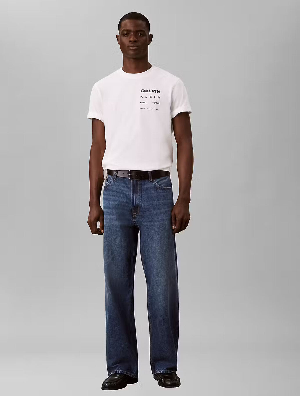 Calvin Klein Forest Back Print T-Shirt in White