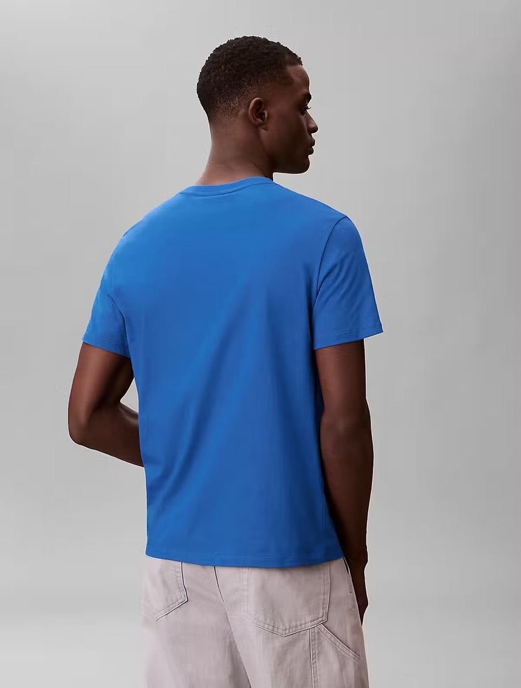 Calvin Klein Monogram Badge T-Shirt - Blue