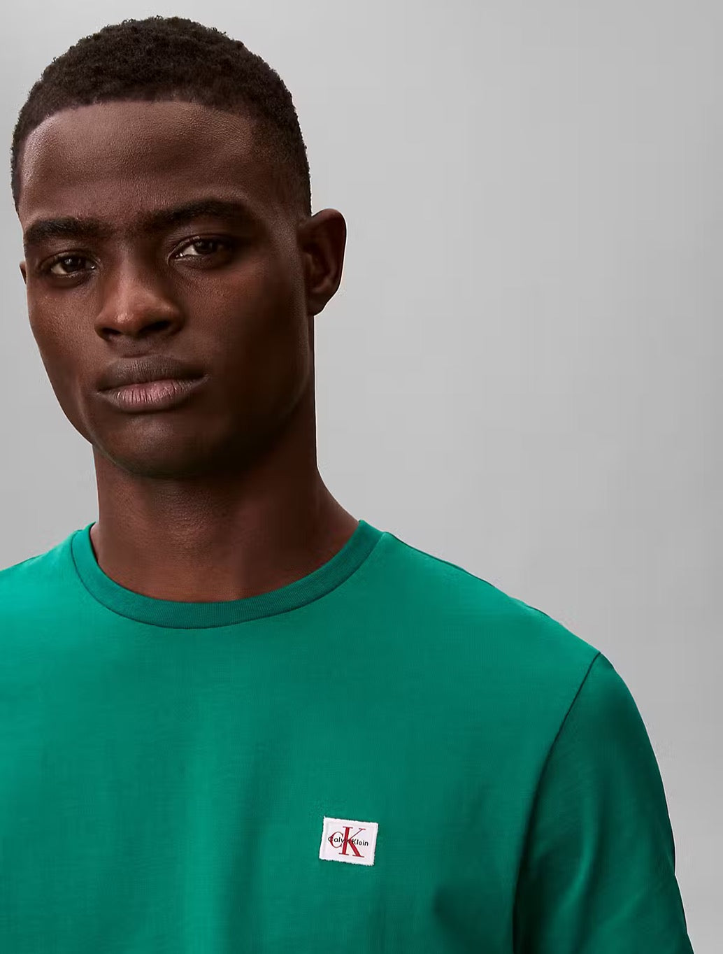 Calvin Klein Monogram Badge T-Shirt - Green