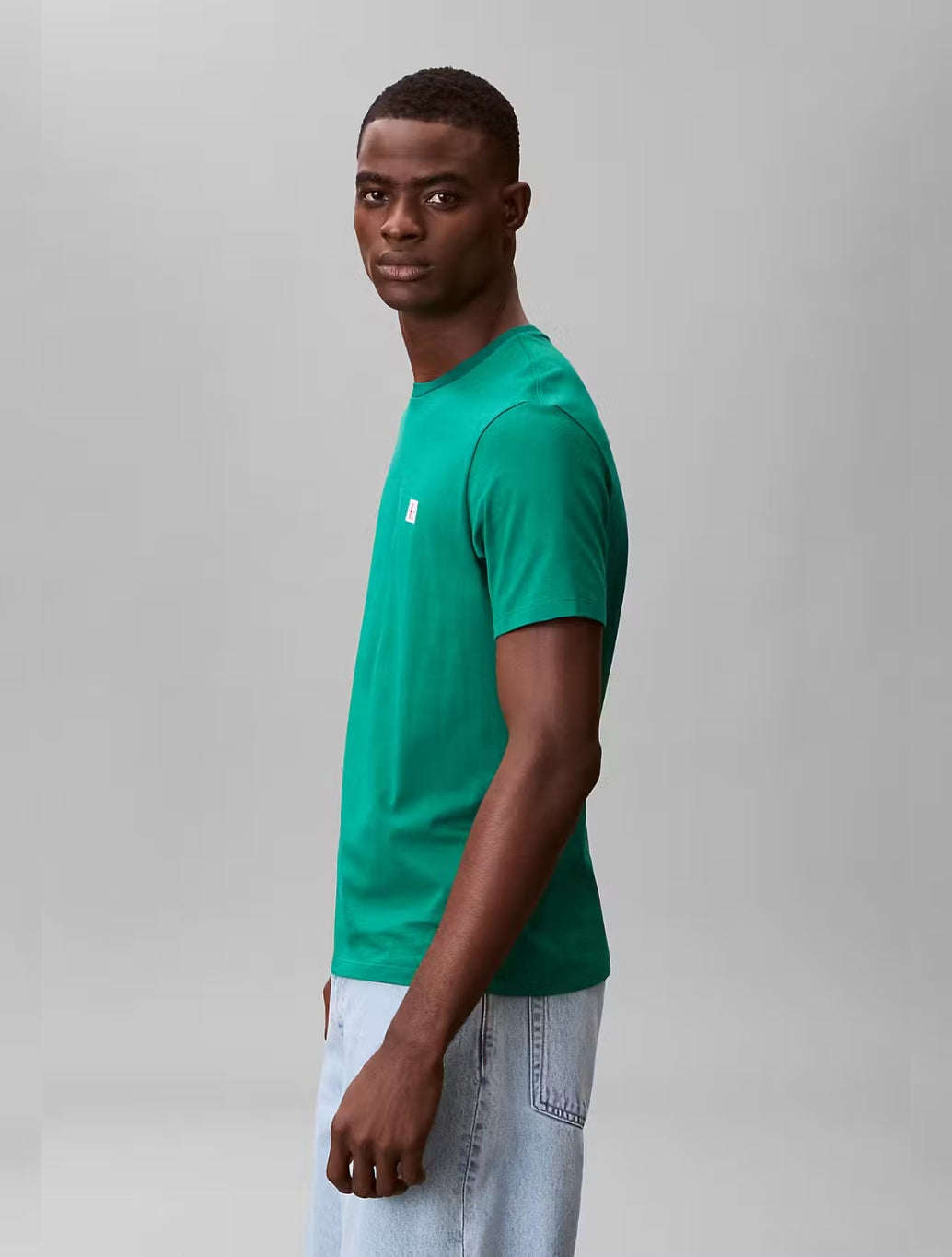 Calvin Klein Monogram Badge T-Shirt - Green