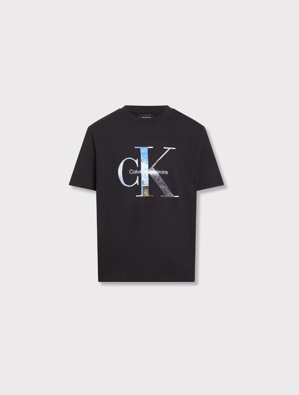 Calvin Klein - Monogram Photo Print T-Shirt - Black