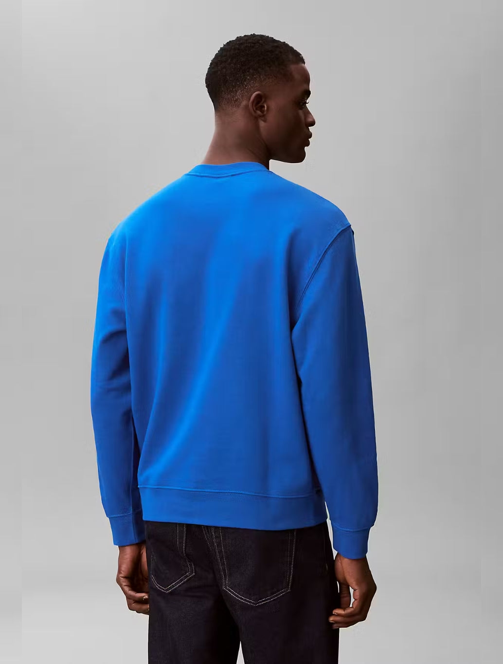 Calvin Klein Monogram Sweatshirt in Blue