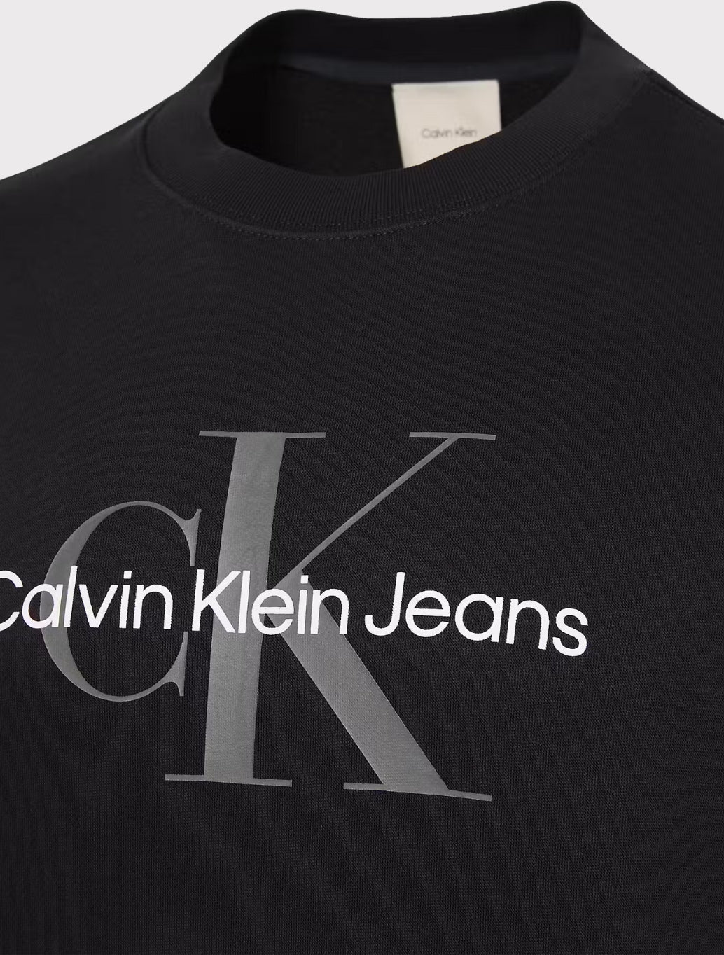 Calvin Klein - Monogram Logo Sweatshirt - Black