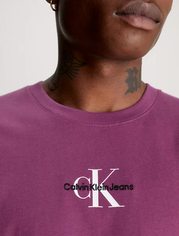Calvin Klein - Monogram T-Shirt - Burgundy