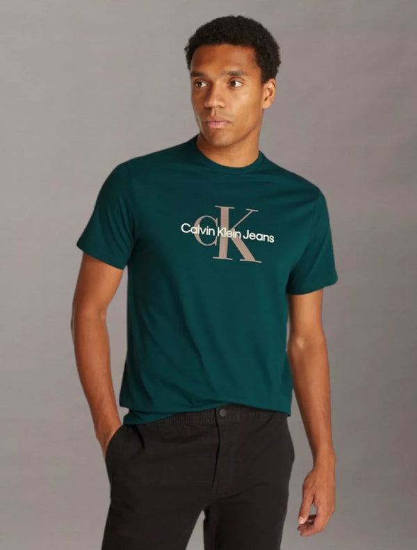 Calvin Klein - Heroes Monogram T-Shirt - Green