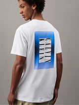 Calvin Klein - Text Box Graphic T-Shirt - White