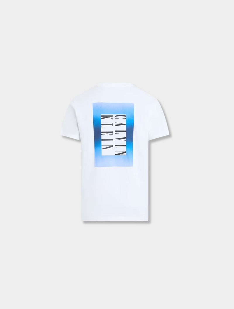 Calvin Klein - Text Box Graphic T-Shirt - White