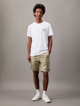 Calvin Klein - Text Box Graphic T-Shirt - White