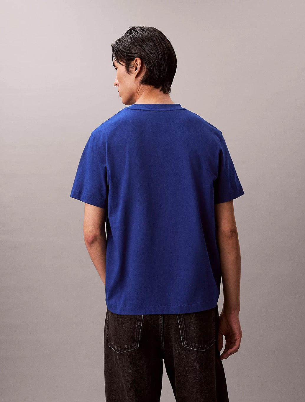 Calvin Klein Pocket Logo T-Shirt in Dark Blue