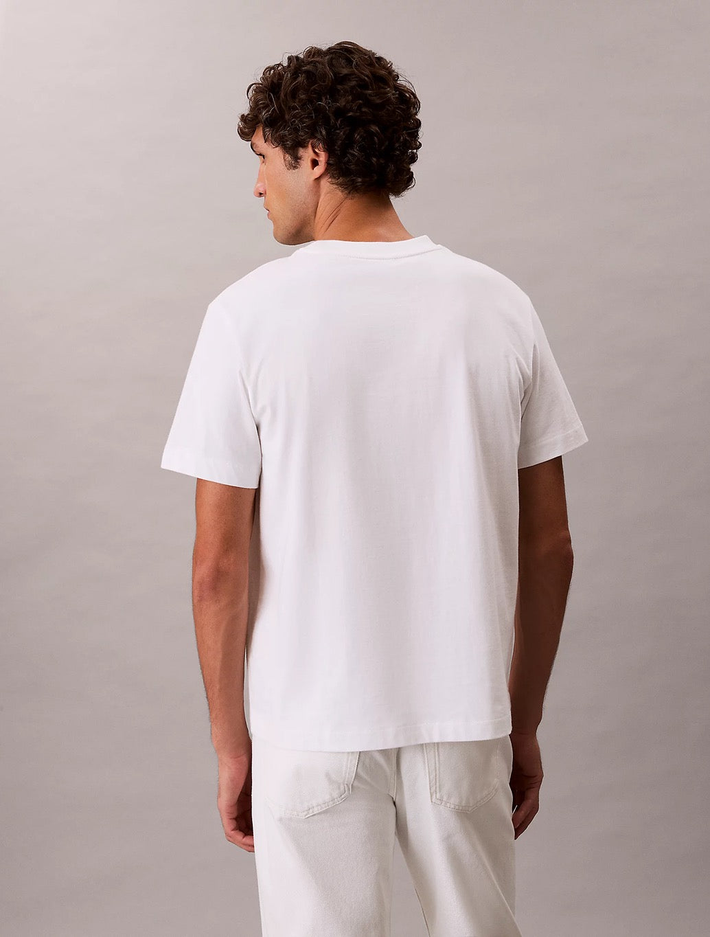 Calvin Klein Pocket Logo T-Shirt in White