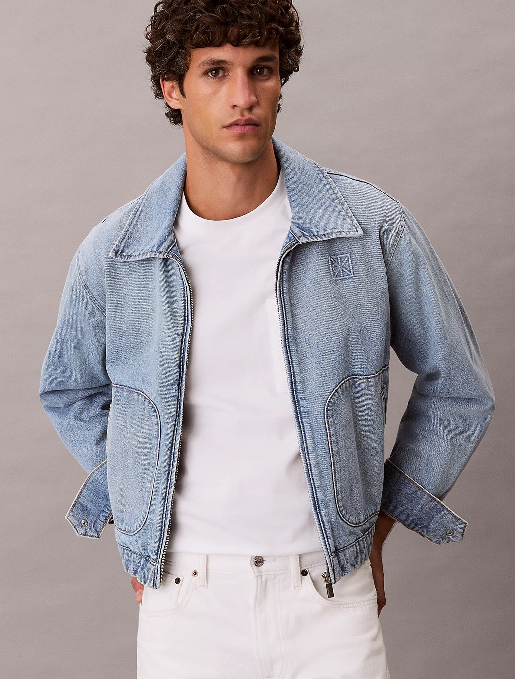 Calvin Klein Pocket Logo T-Shirt in White