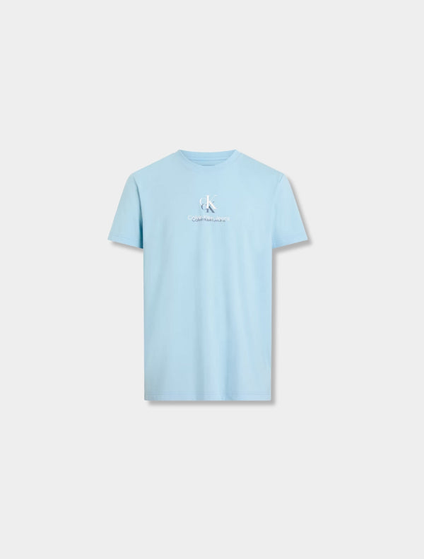 Calvin Klein - Shadow Drop Logo T-Shirt - Light Blue