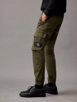 Calvin Klein - Skinny Washed Cargo Pants - Khaki