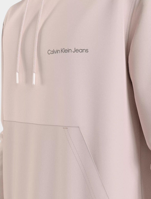 Calvin Klein - Cotton Terry Hoodie - Light Pink