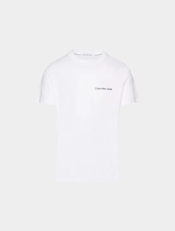 Calvin Klein - Cotton Chest Logo T-Shirt - White