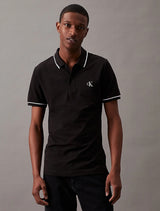 Calvin Klein - Tipping Slim Polo Shirt - Black