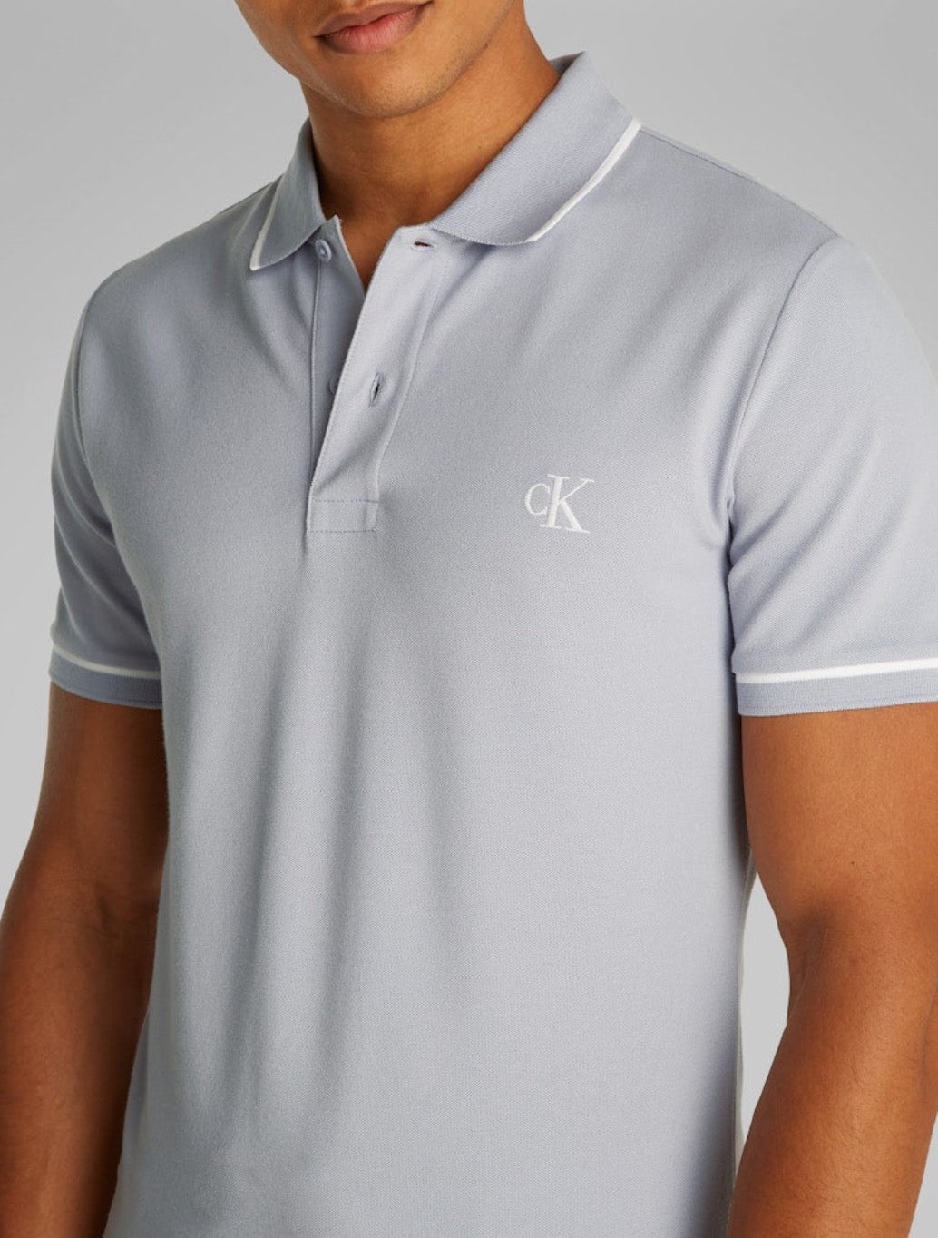 Calvin Klein - Tipping Slim Polo Shirt - Lavender