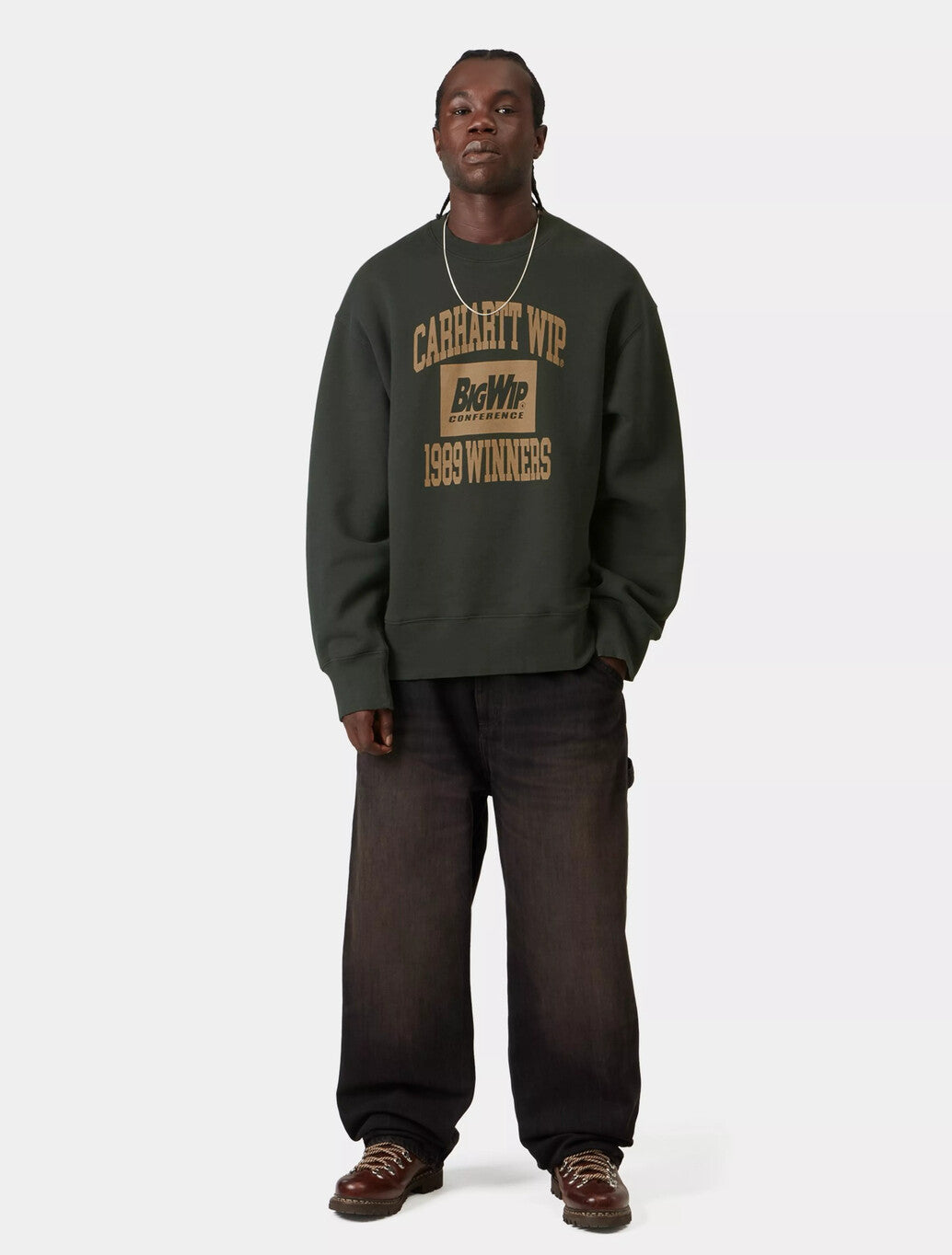 Carhartt WIP 1989 Winners Sweatshirt in Raven