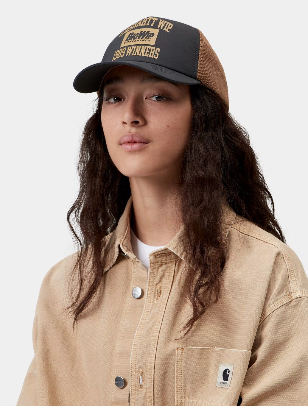 Carhartt WIP 1989 Winners Trucker Cap in Dark Green
