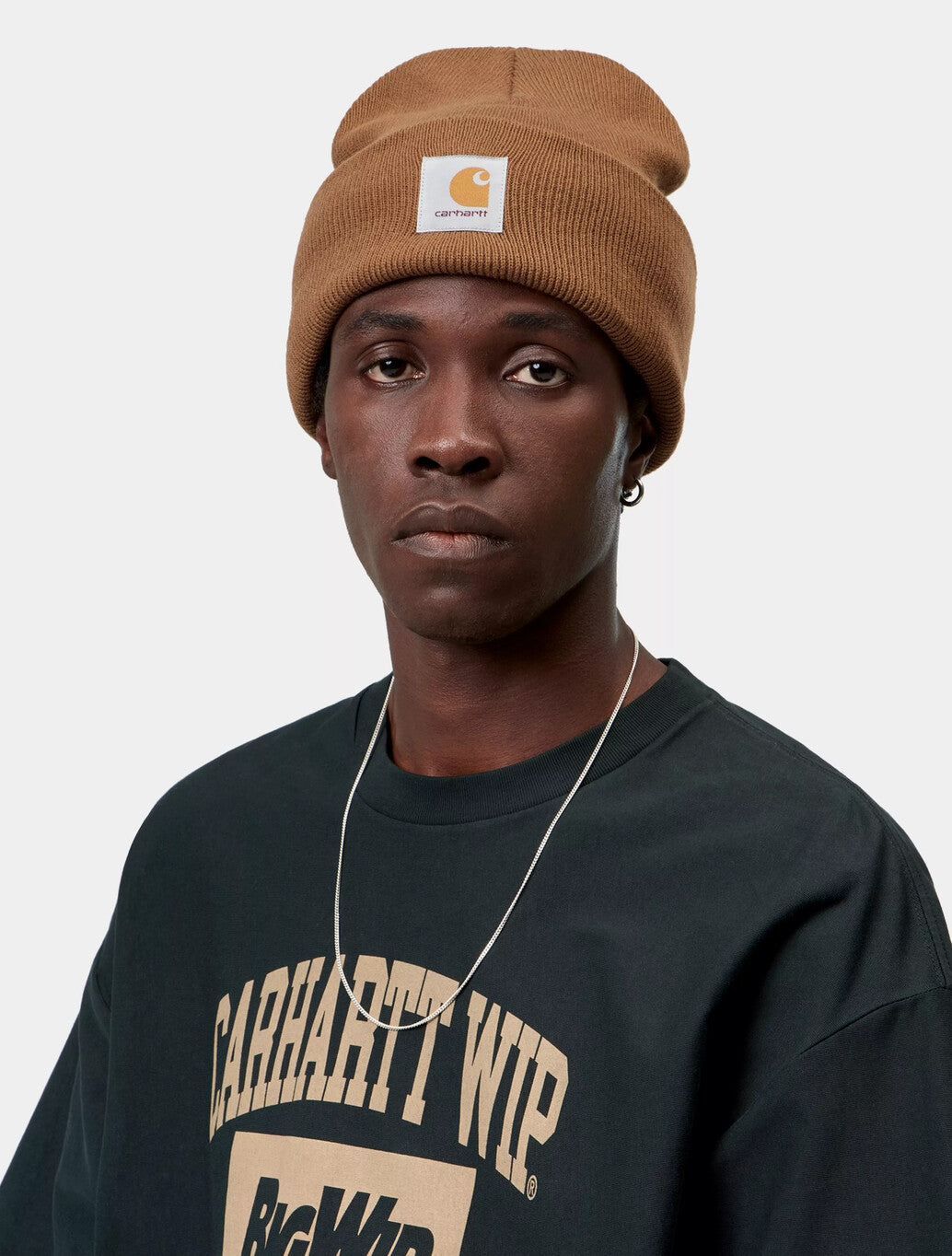 Carhartt WIP Acrylic Watch Hat in WIP H Brown