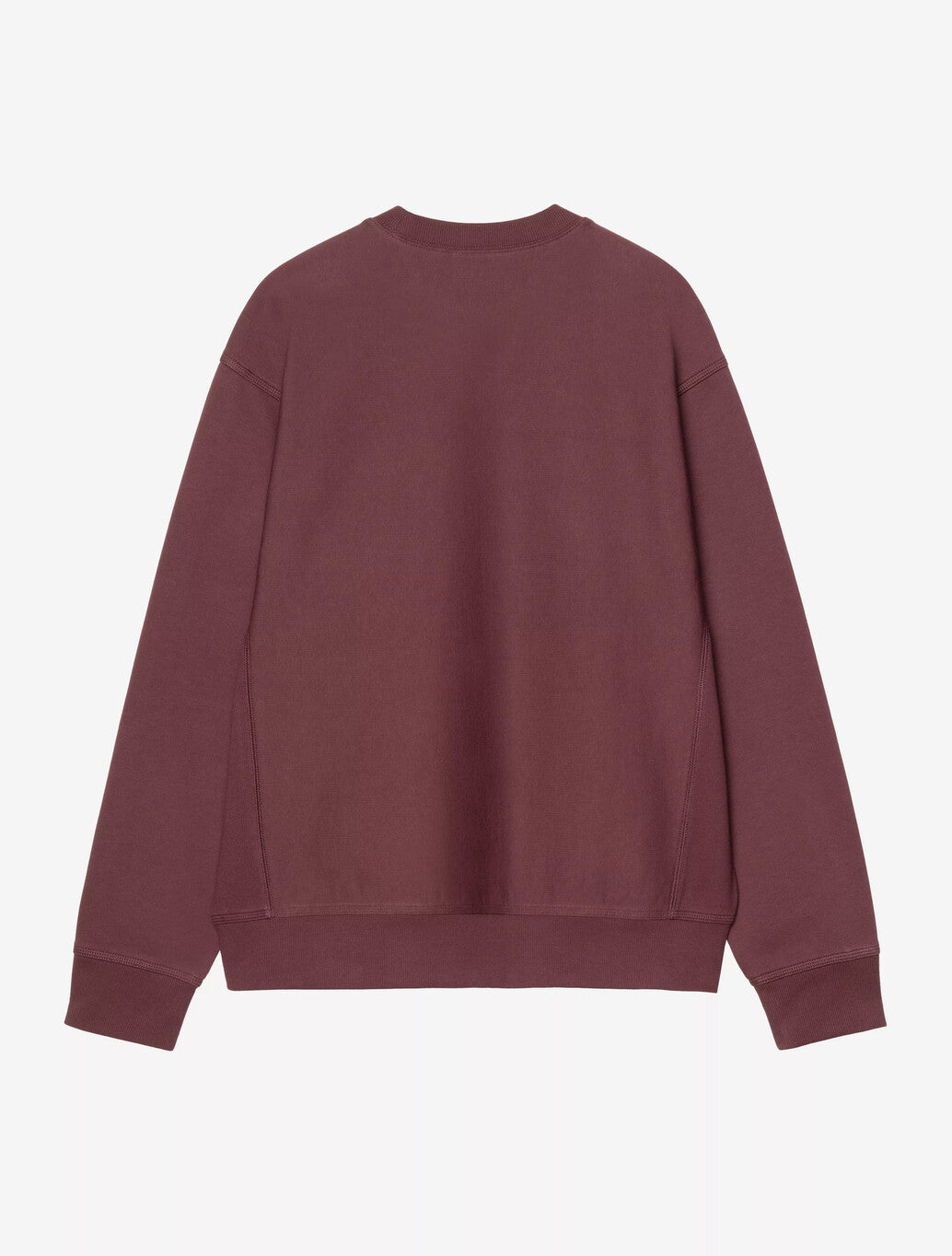 Carhartt WIP American Script Sweatshirt in Burgundy