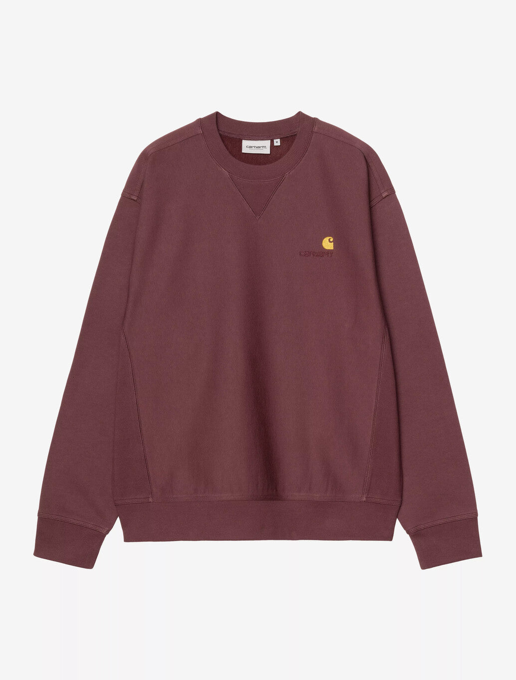 Carhartt WIP American Script Sweatshirt in Burgundy