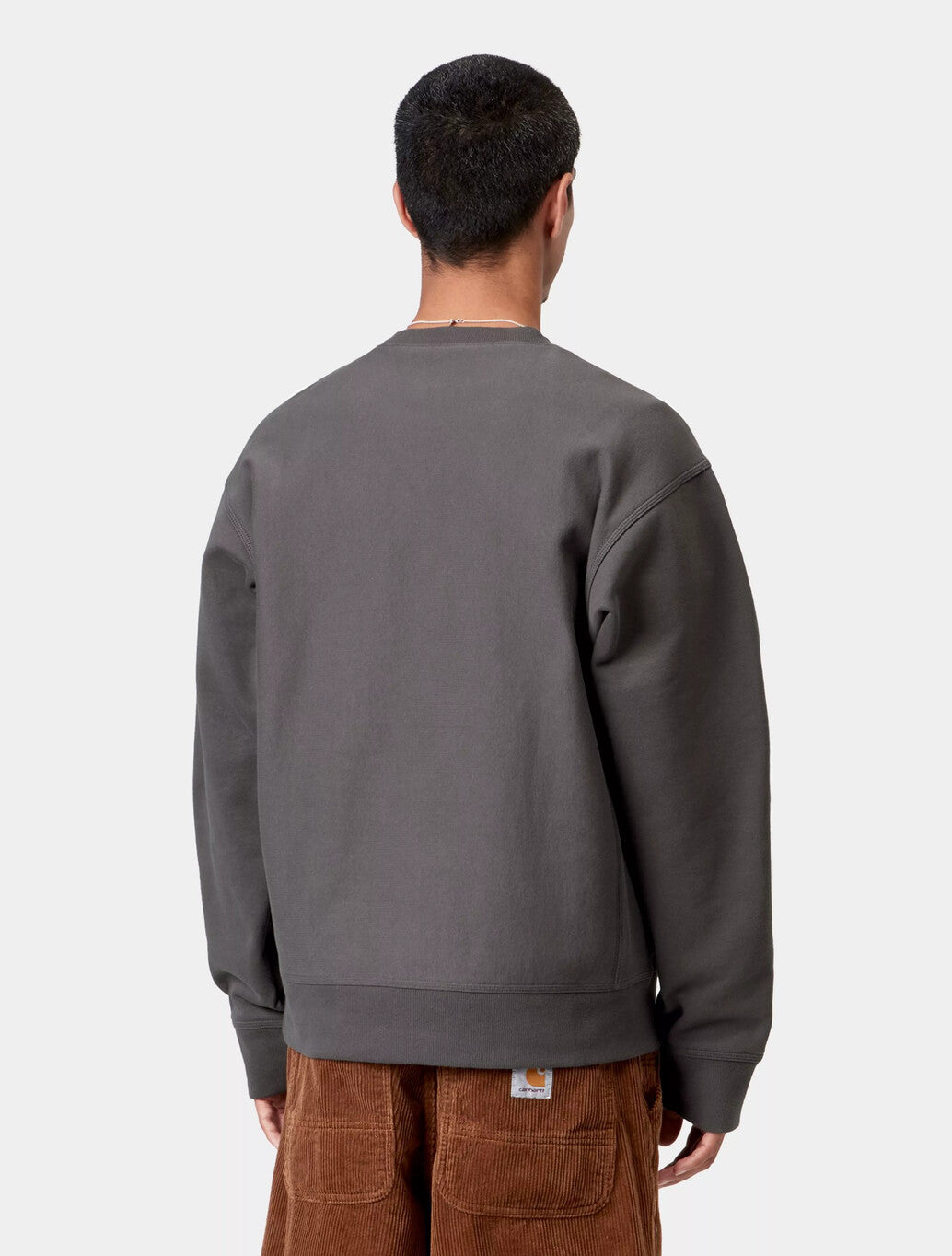 Carhartt WIP American Script Sweatshirt in Charcoal
