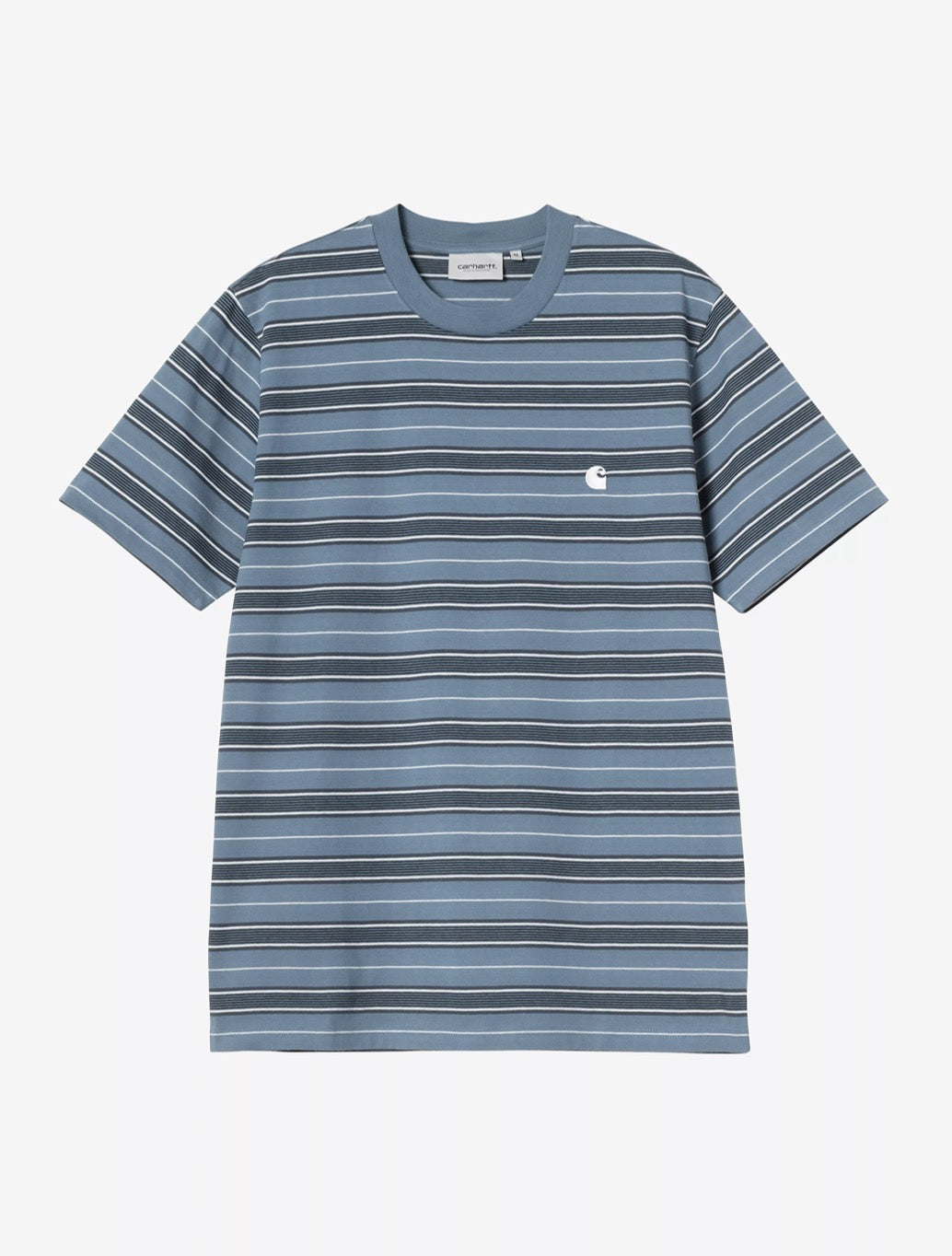 Carhartt WIP S/S Bronson T-Shirt in Blue Stripe