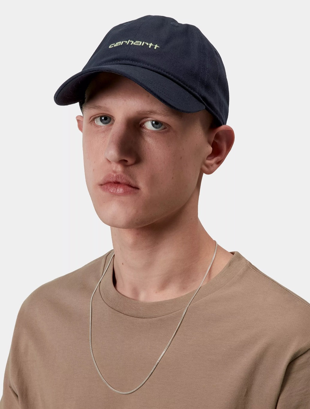 Carhartt WIP Canvas Script Cap - Navy