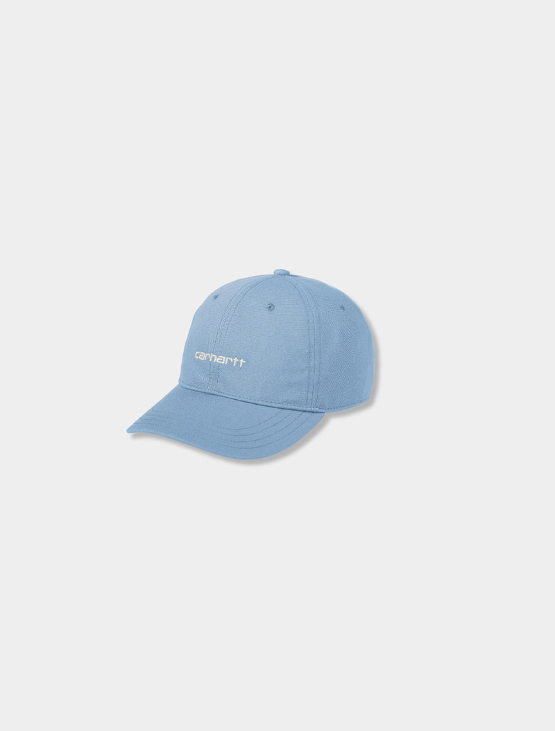 Carhartt WIP - Canvas Script Cap - Light Blue