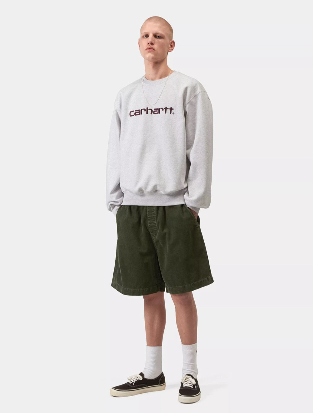 Carhartt WIP - Carhartt Logo Sweatshirt - Grey