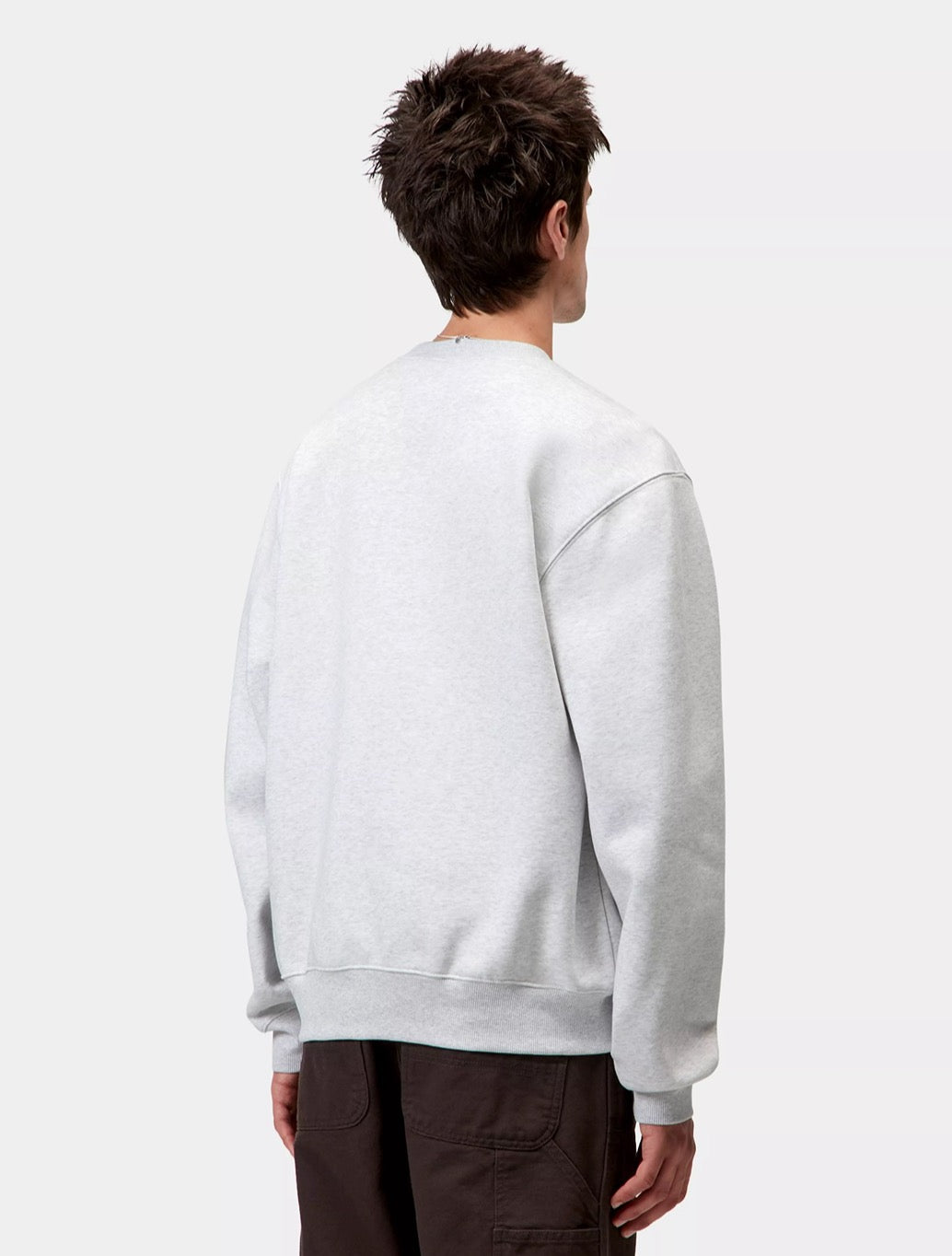 Carhartt WIP - Carhartt Logo Sweatshirt - Light Grey