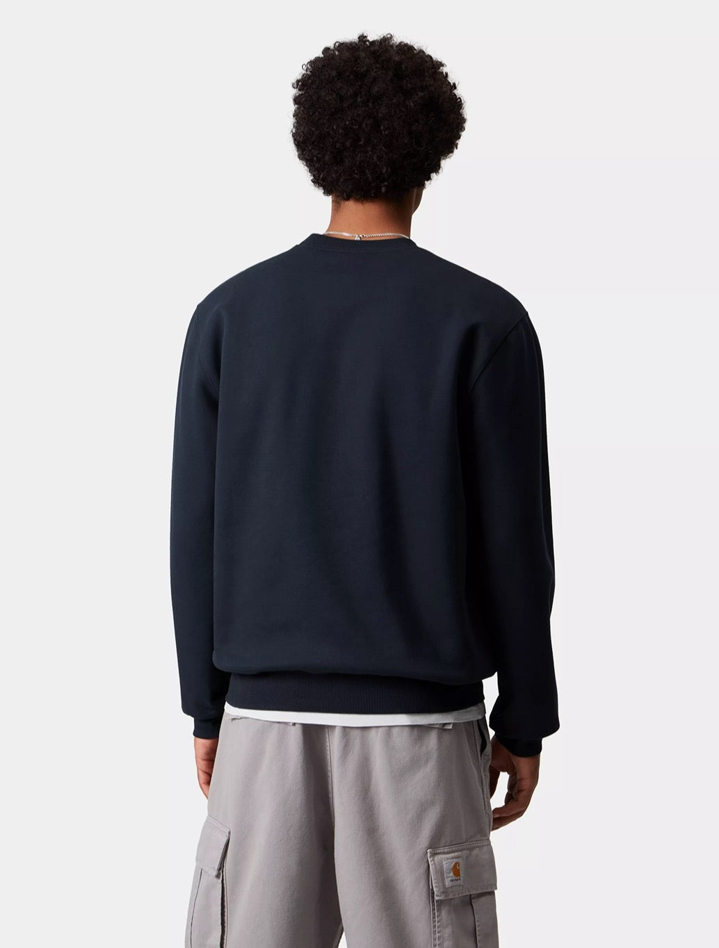 Carhartt WIP - Carhartt Logo Sweatshirt - Navy