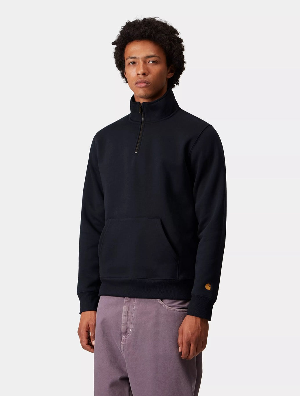 Carhartt WIP - Chase Neck Zip Sweatshirt - Navy