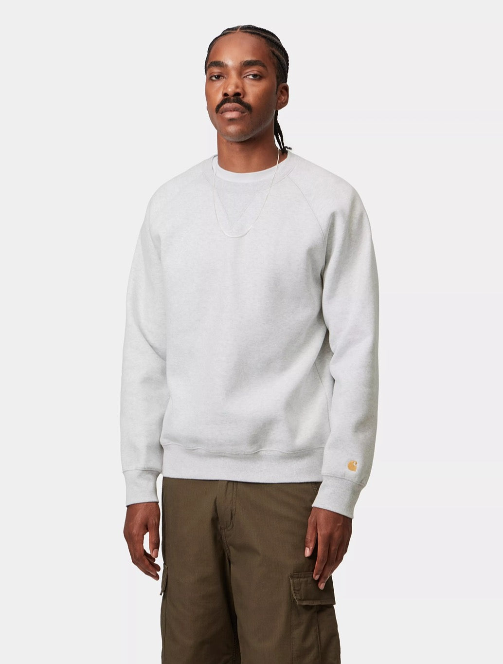 Carhartt WIP - Chase Sweatshirt - Light Grey