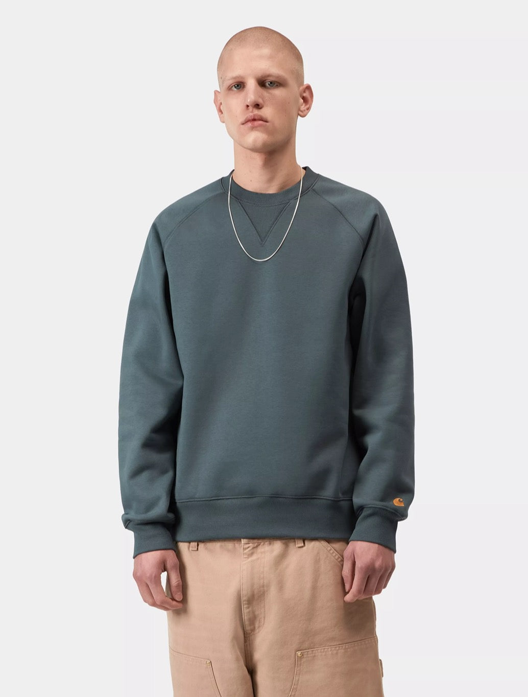 Carhartt WIP - Chase Sweatshirt - Petrol Blue
