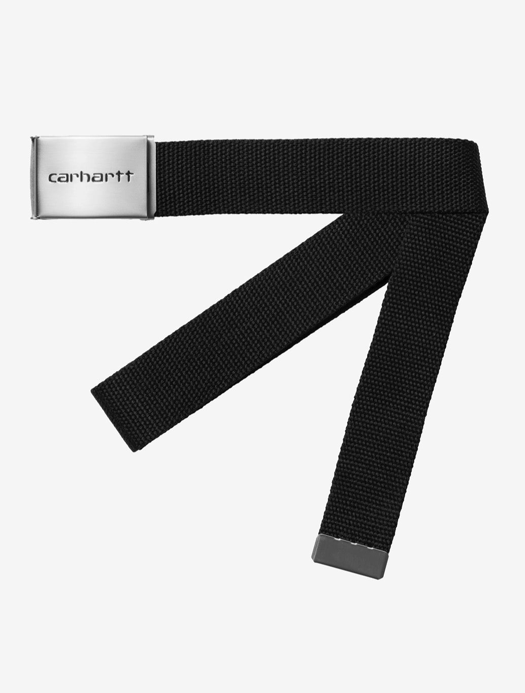 Carhartt WIP - Clip Belt Chrome - Black