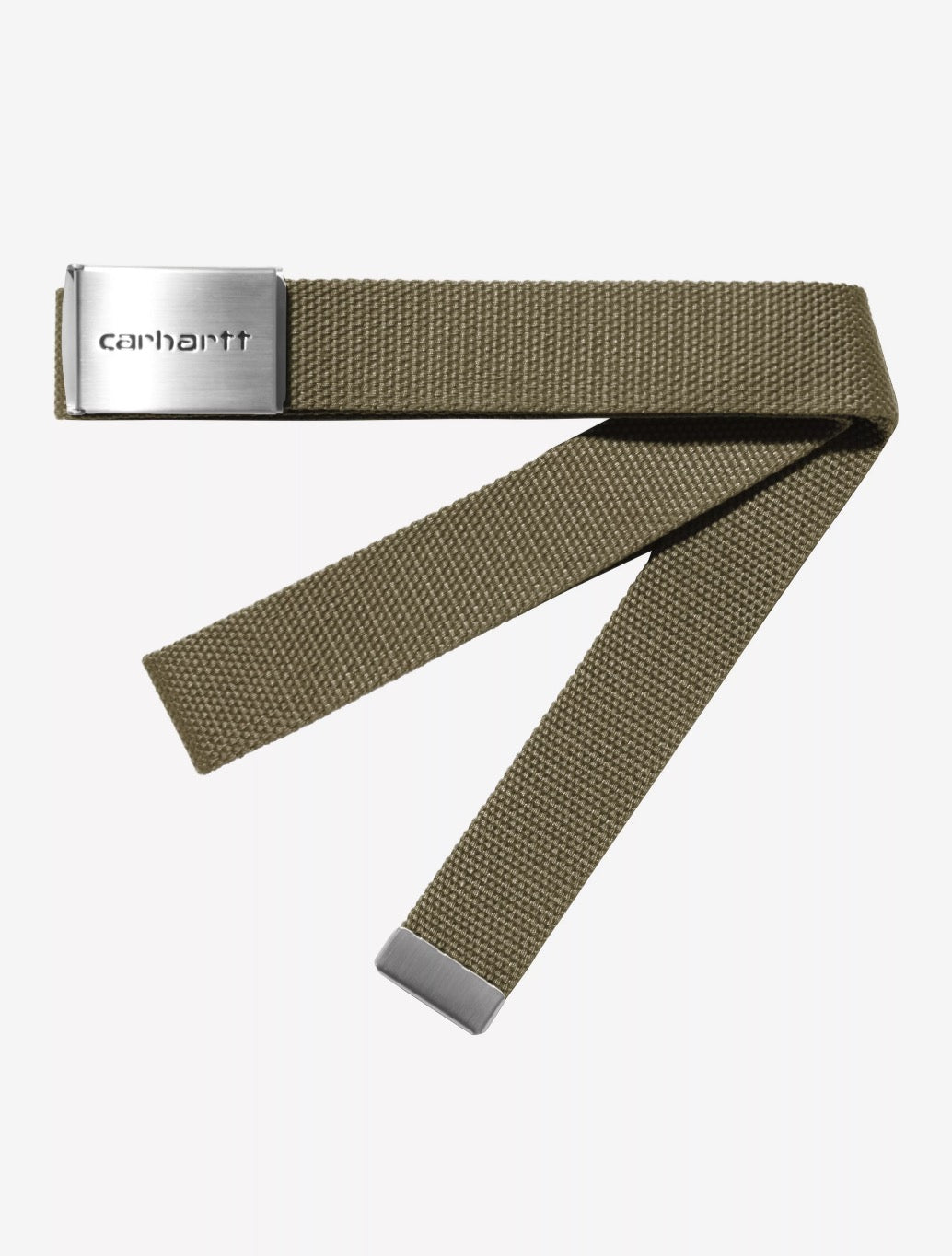 Carhartt WIP Clip Belt Chrome - Khaki