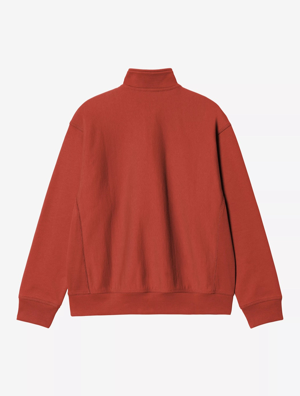 Carhartt WIP - Half Zip American Script Sweatshirt in Burnt Orange