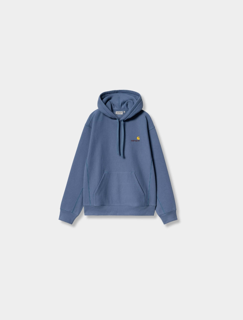 Carhartt WIP - Hooded American Script Sweatshirt - Blue